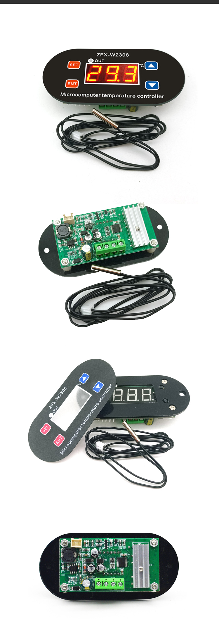 ZFX-W2308锂电池组温控器 电池保温控温温度控制器智能数显温控仪插图6