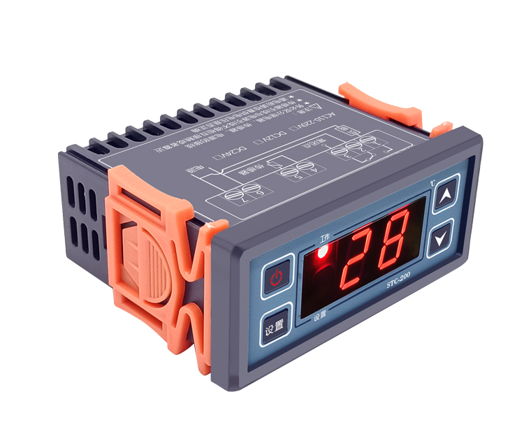 220v暖气循环泵温控器室内恒温数显12v温度控制器带探头 STC-200插图10